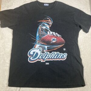 KITH & '47 for the NFL: Miami Dolphins khm032689-001 Black T-shirt Mens Large